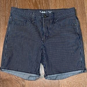 Lee Navy Striped Women's Jeans shorts